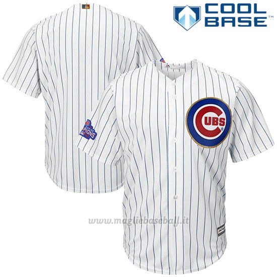 Maglia Baseball Uomo Chicago Cubs Bianco Or Program Cool Base